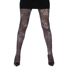 גרביון עם רגל בהדפס עוצמתי