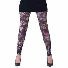 גרביון ללא רגל בהדפס פריחת חצות