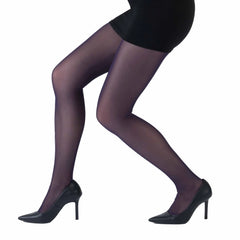 גרביון עם רגל בצבע סגול חציל