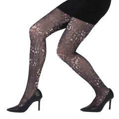 גרביון עם רגל בהדפס עוצמתי