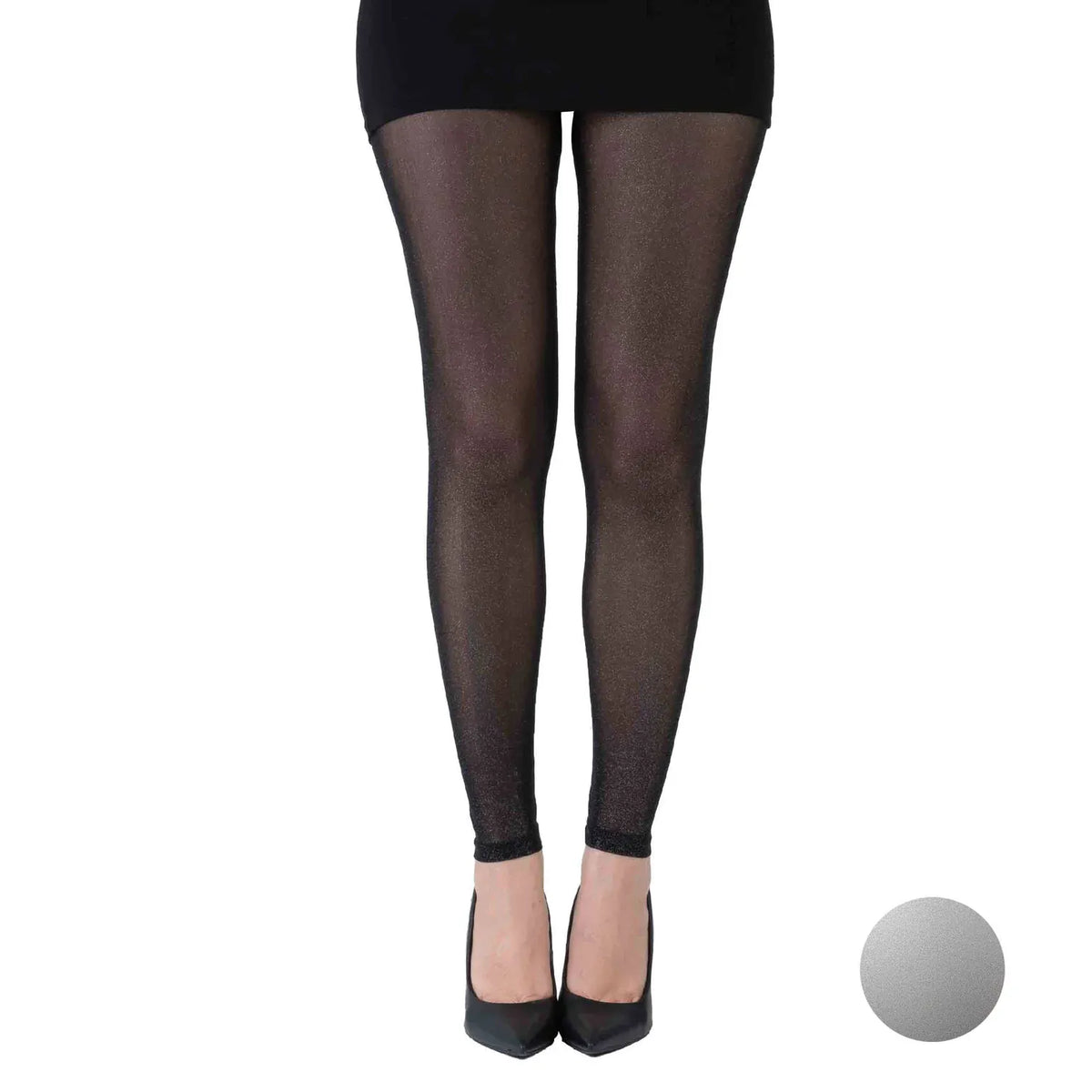 גרביון ללא רגל- לורקס כסף (Lurex)