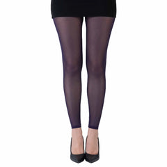 גרביון ללא רגל בצבע סגול חציל