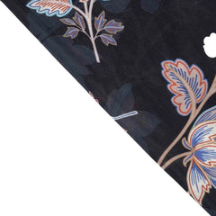 גרביון עם רגל בהדפס פריחת חצות