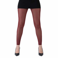 גרביון ללא רגל בצבע בורדו