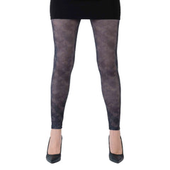 גרביון ללא רגל בהדפס עומק גיאומטרי