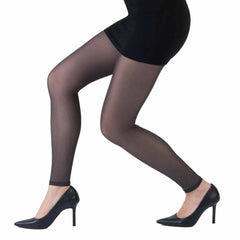 גרביון ללא רגל בצבע אפור כהה