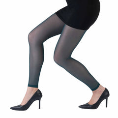 גרביון ללא רגל בצבע טורקיז