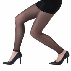 גרביון ללא רגל בצבע חום שוקולד