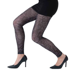 גרביון ללא רגל בעיטורים עדינים