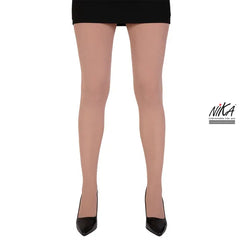 גרביון עם רגל בצבע גוף שזוף